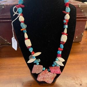 Beautiful real stone necklace